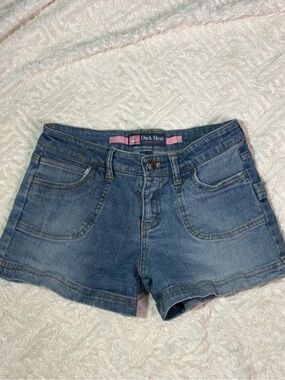 Duck Head Medium Blue Denim Girl’s Cutoff Shorts